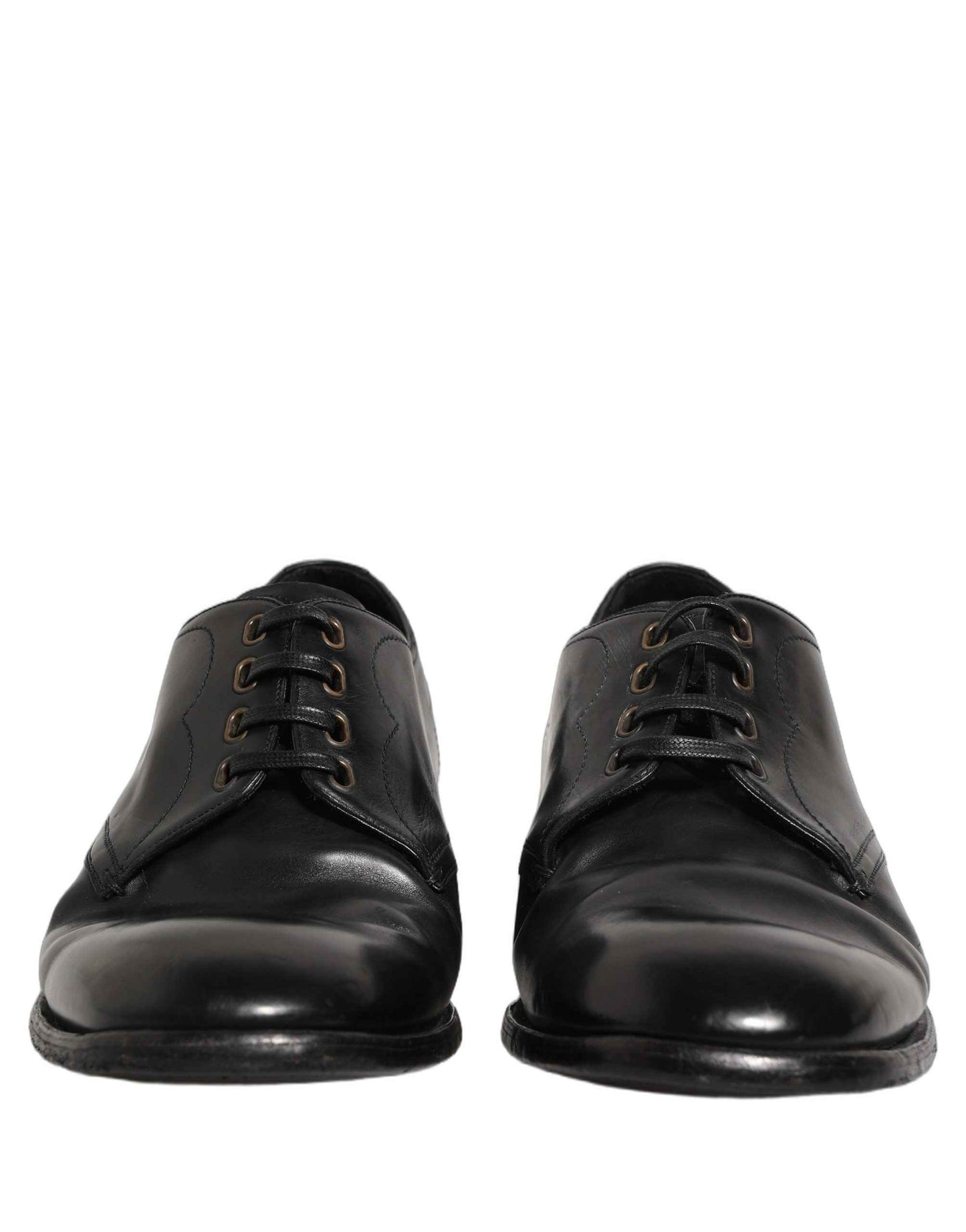 Black Leather Lace Up Derby Dress Formal Shoes