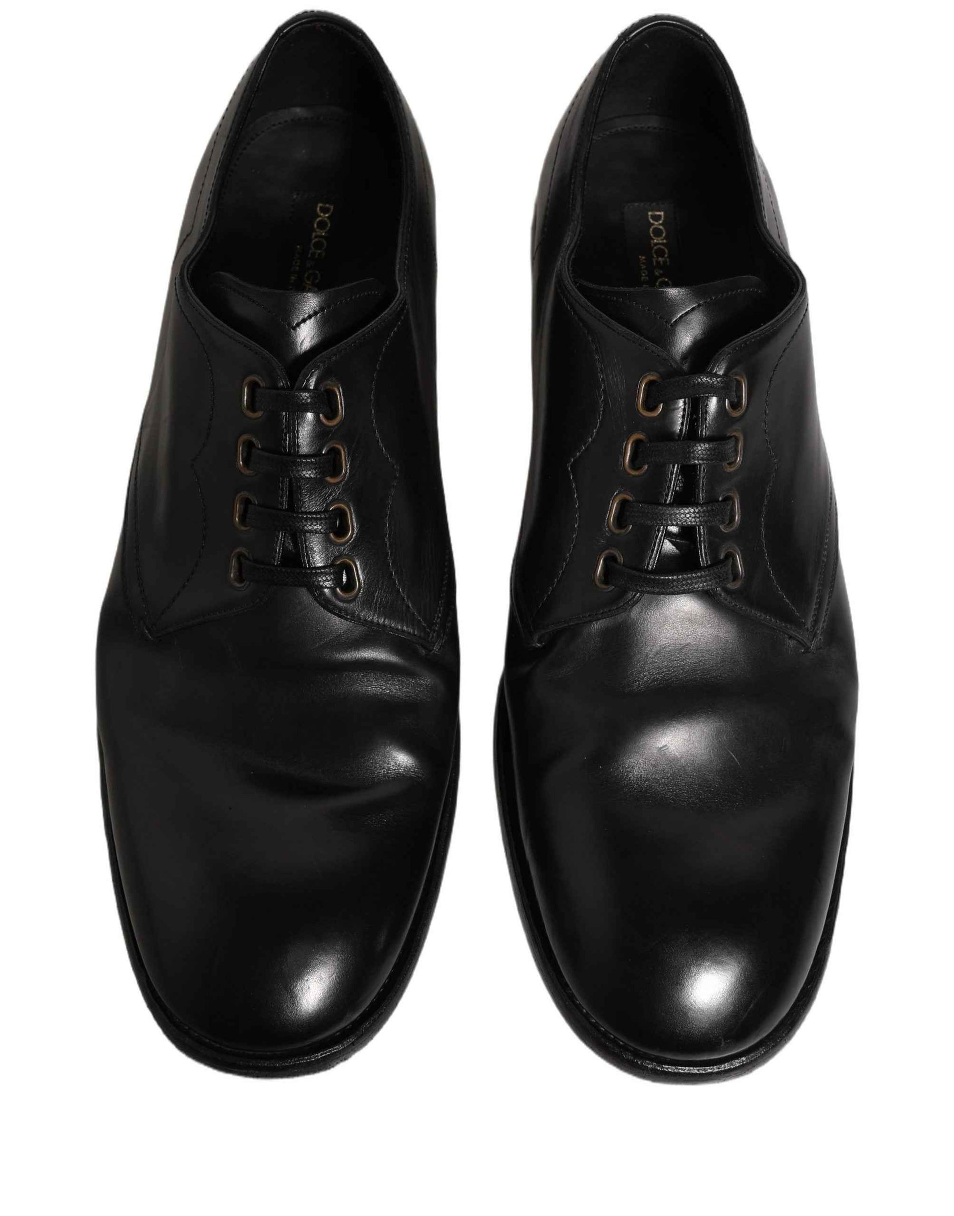 Black Leather Lace Up Derby Dress Formal Shoes