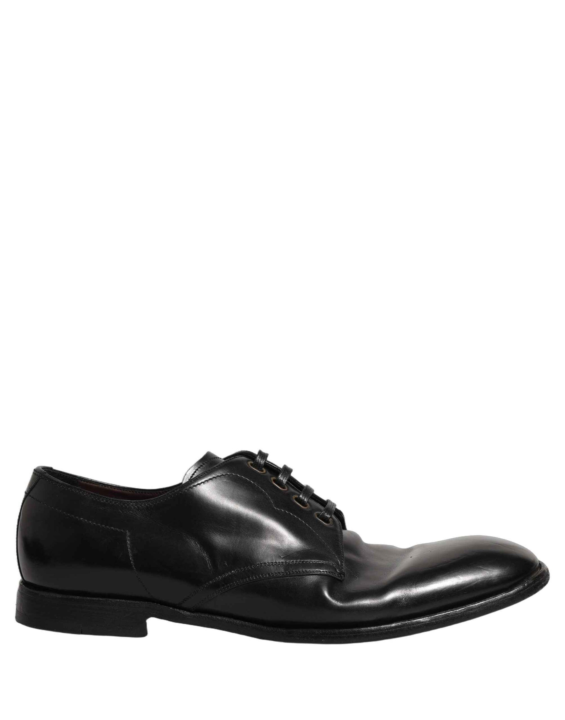 Black Leather Lace Up Derby Dress Formal Shoes