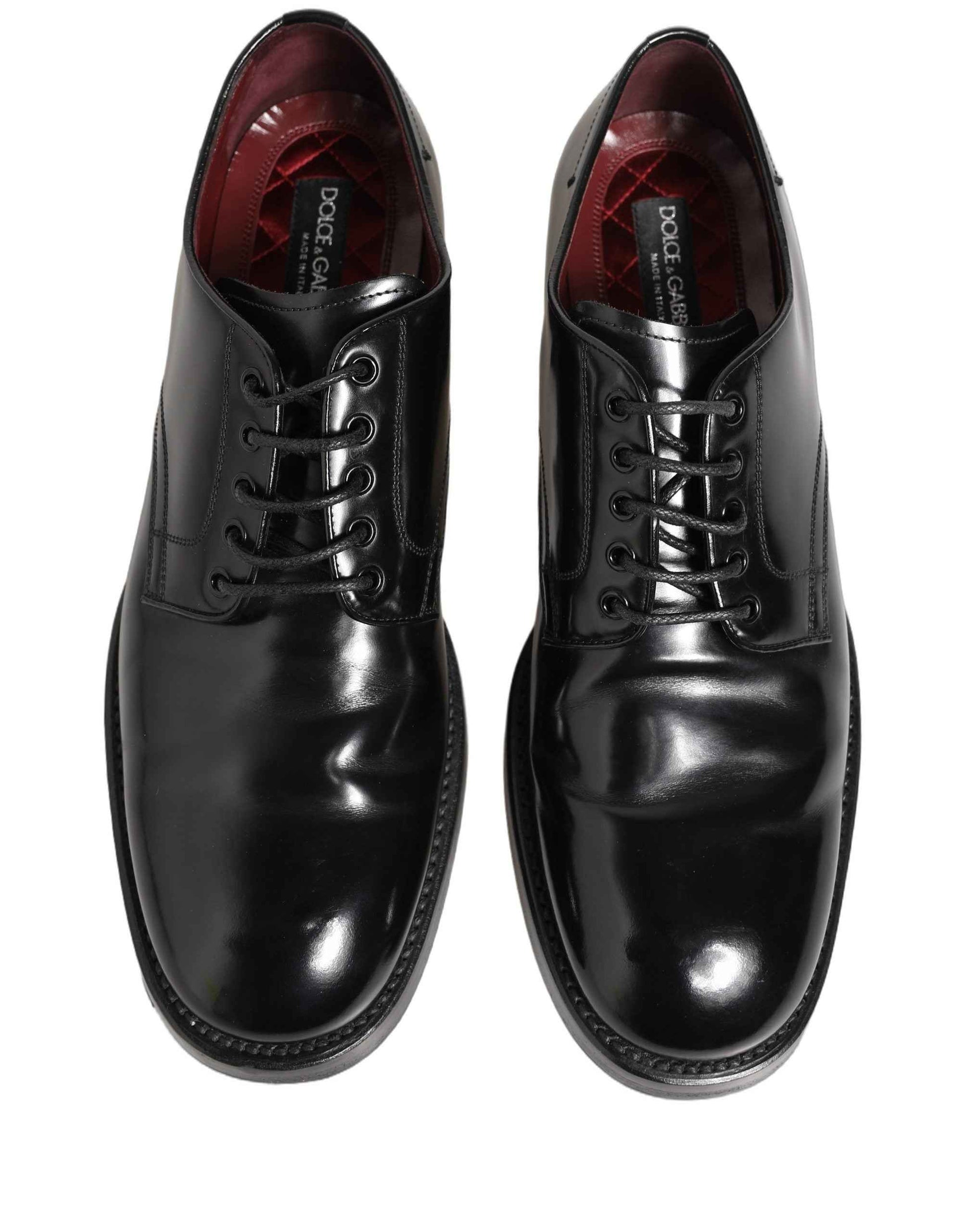 Black Leather Lace Up Derby Dress Formal Shoes