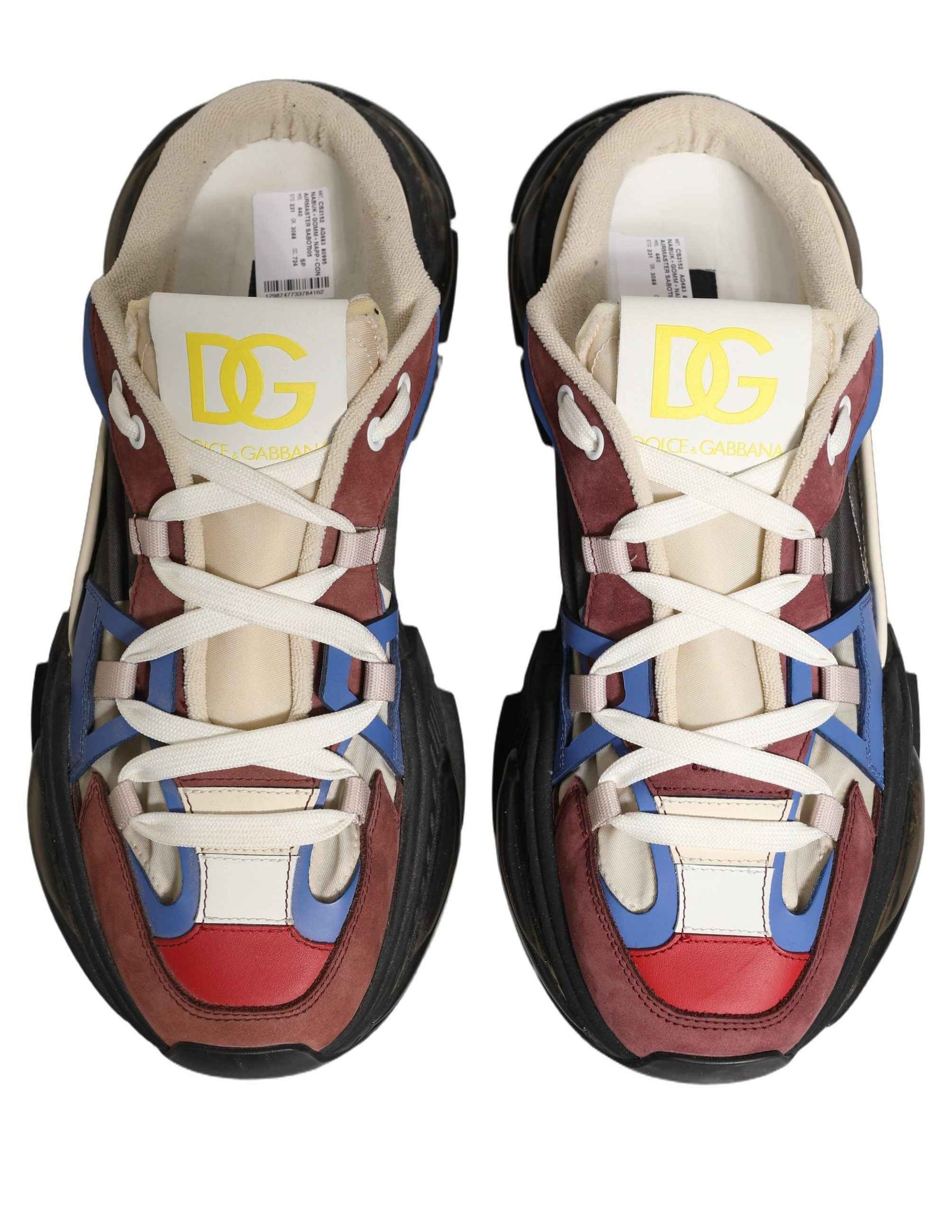 Multicolor Panelled Airmaster Sneakers Shoes