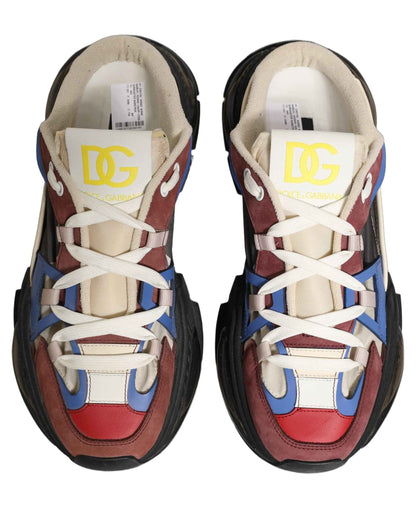 Multicolor Panelled Airmaster Sneakers Shoes