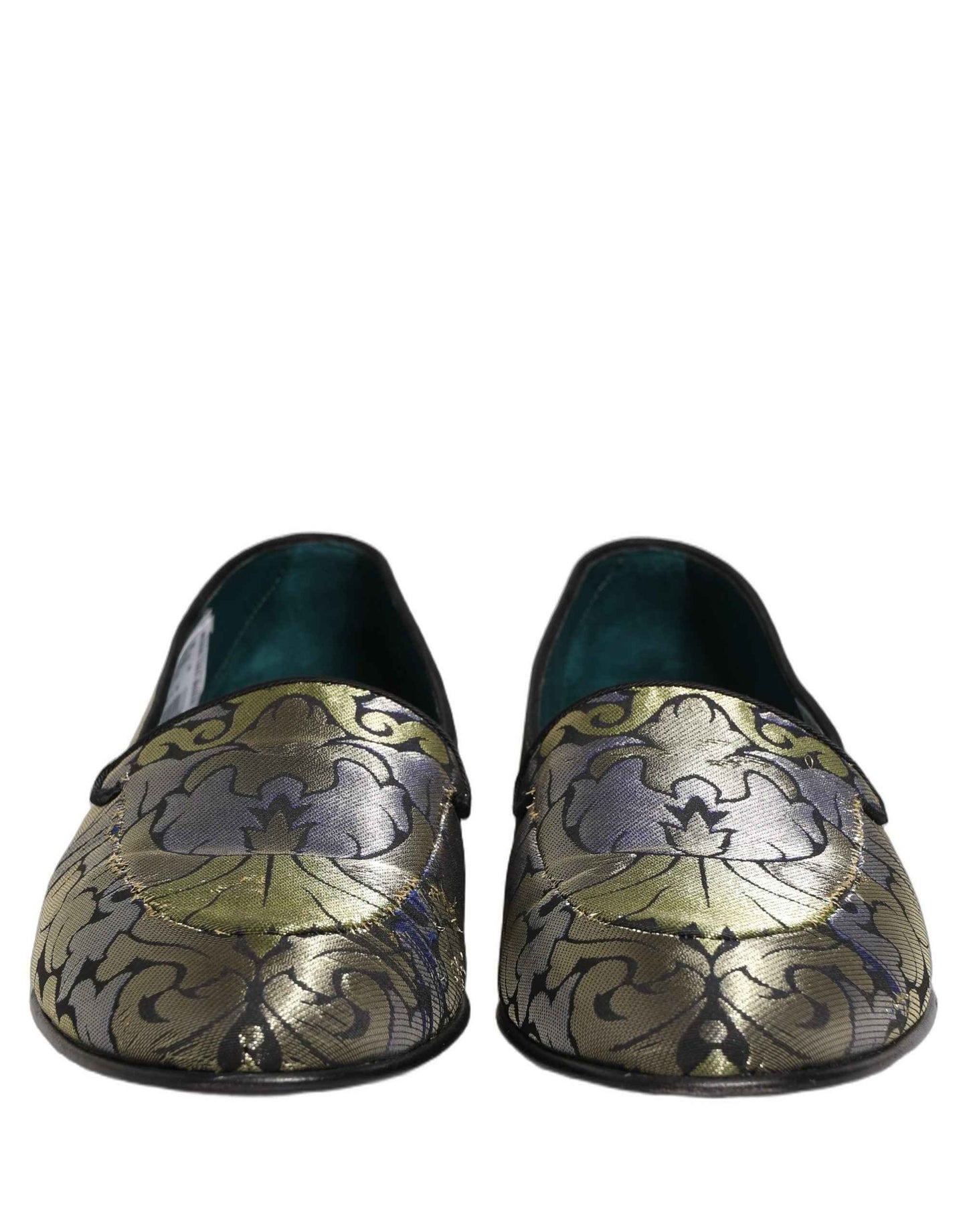Multicolor Floral Jacquard Men Loafers Shoes