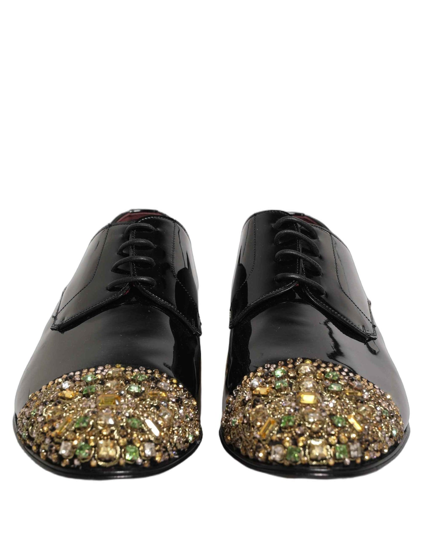 Black Embellished Men Derby Dress Formal Shoes