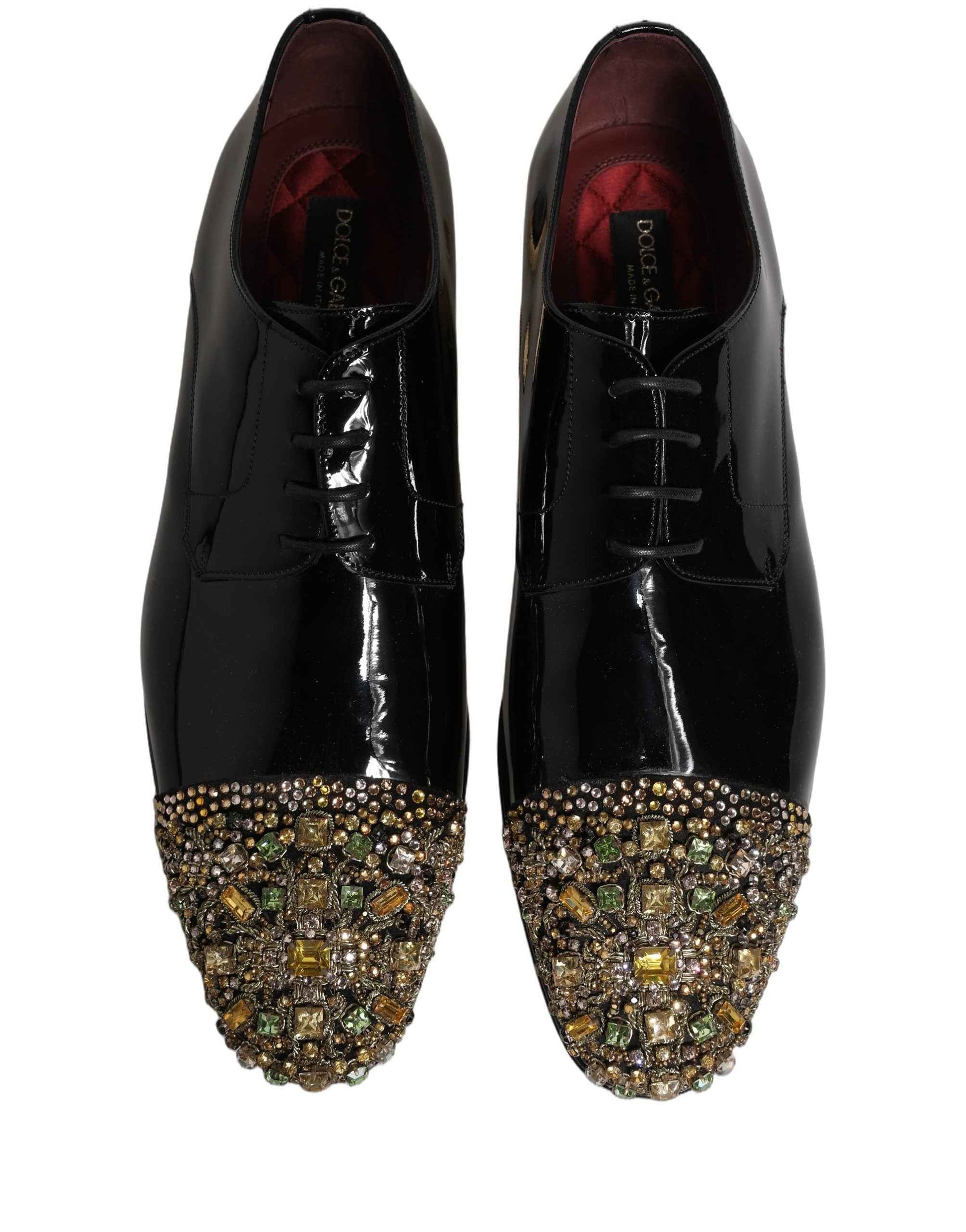 Black Embellished Men Derby Dress Formal Shoes