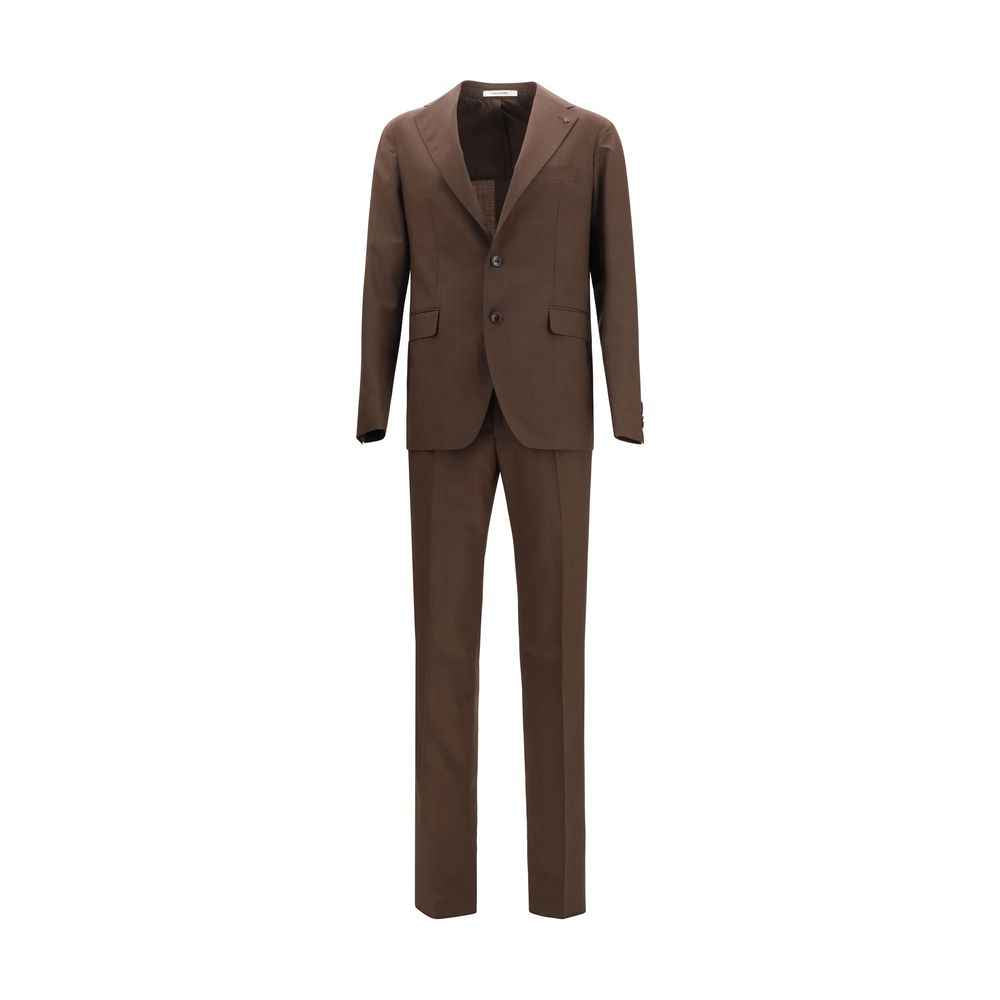 Brown Wool Oves Aries Two-Piece Suit
