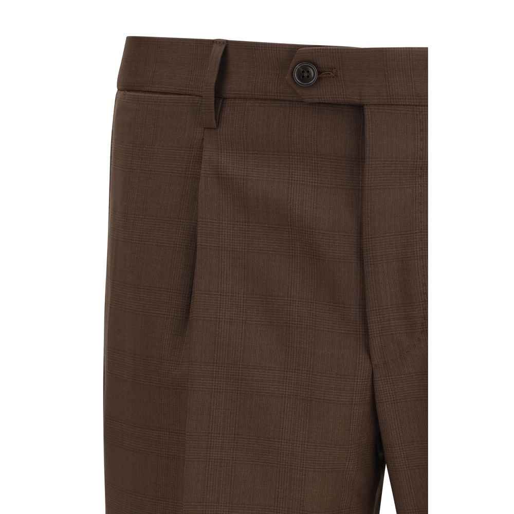 Brown Wool Oves Aries Two-Piece Suit