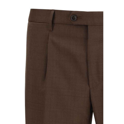Brown Wool Oves Aries Two-Piece Suit