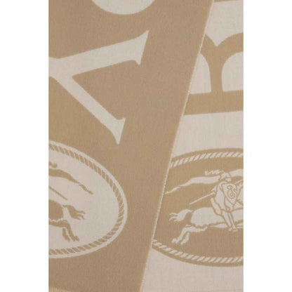 Beige Wool Oves Aries Scarf