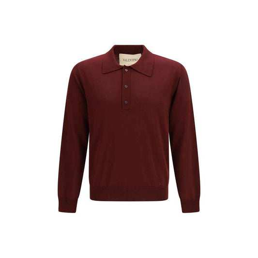 Bordeaux Wool Oves Aries Polo Shirt