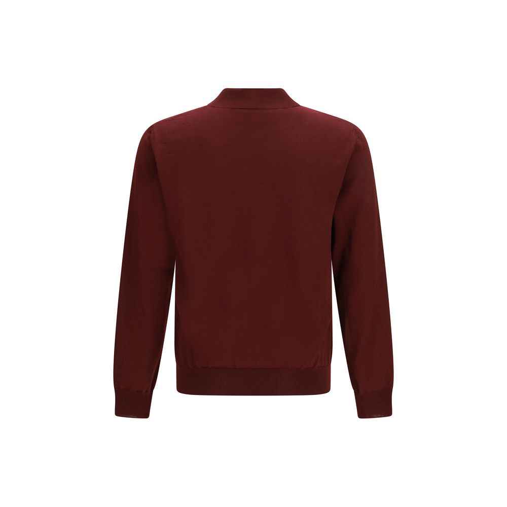 Bordeaux Wool Oves Aries Polo Shirt