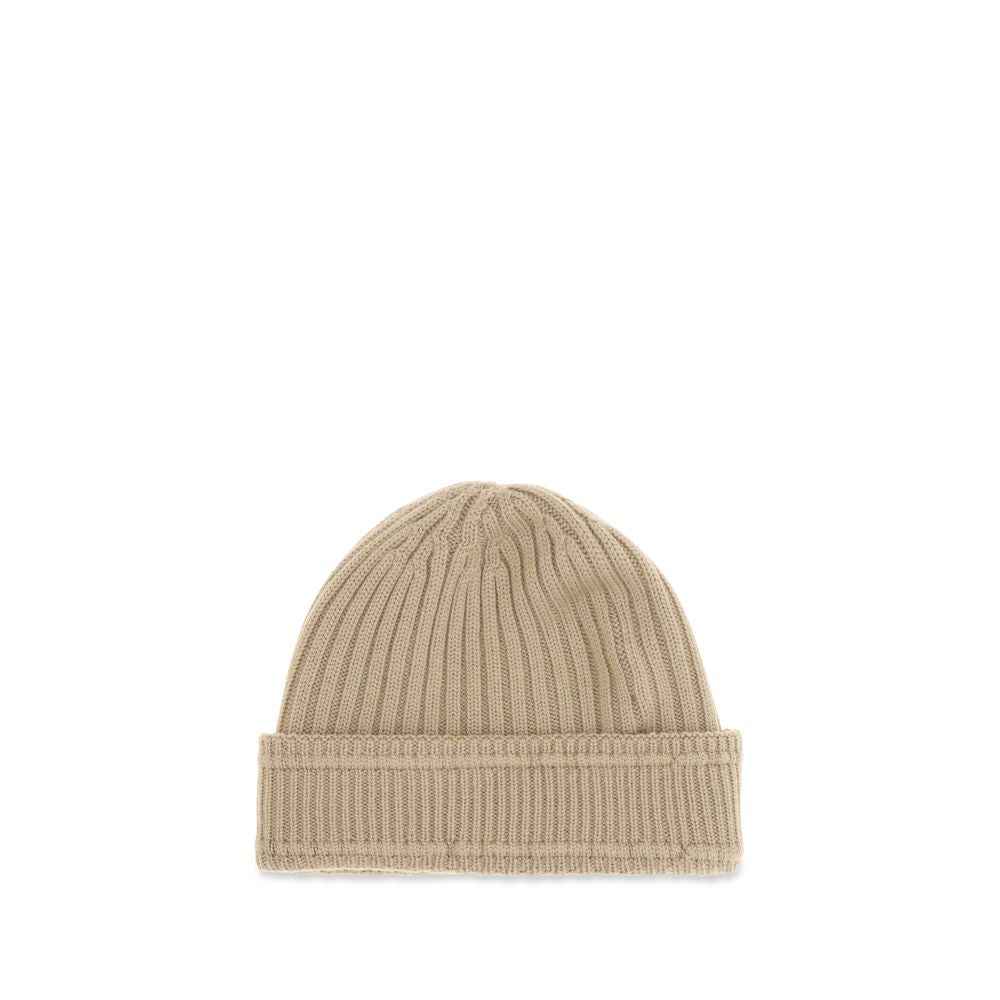 Beige Wool Oves Aries Beanie
