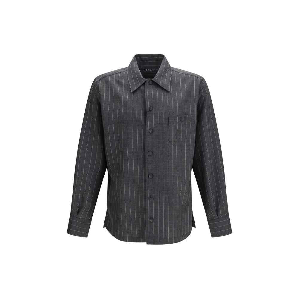 Gray Wool Oves Aries Dress Shirt