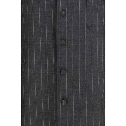 Gray Wool Oves Aries Dress Shirt