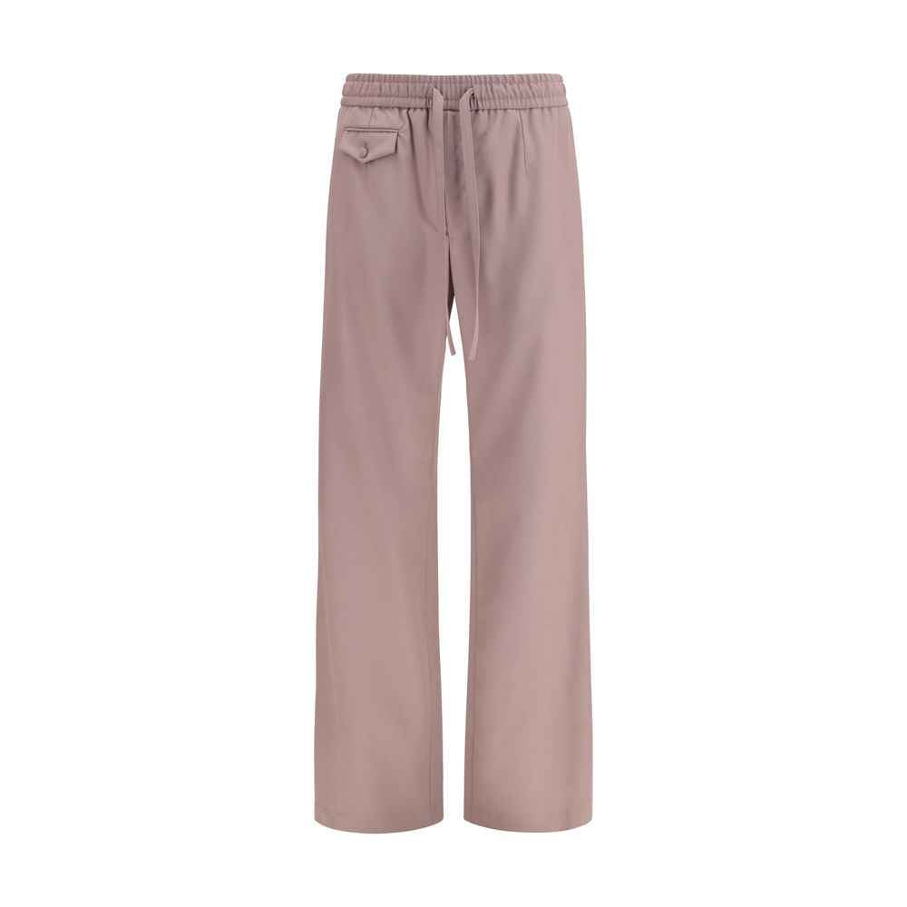 Brown Wool Oves Aries Joggers (Workout Pants)