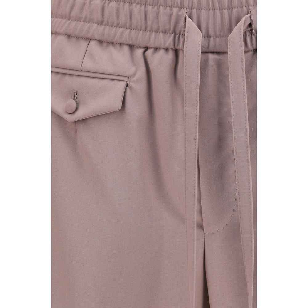 Brown Wool Oves Aries Joggers (Workout Pants)