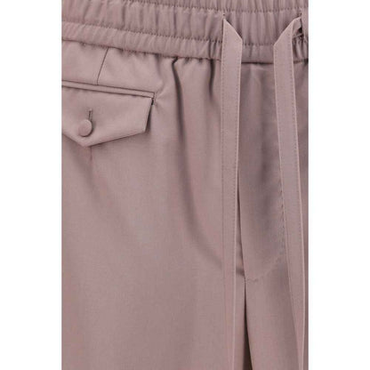 Brown Wool Oves Aries Joggers (Workout Pants)
