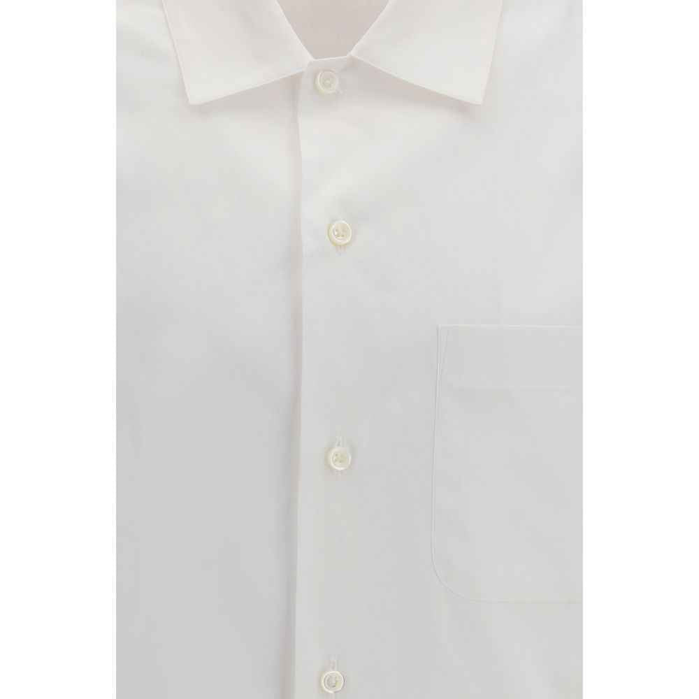 White Cotton Dress Shirt