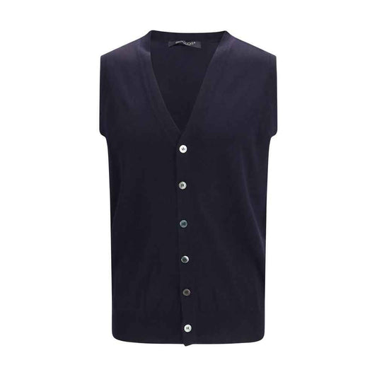 Blue Wool Oves Aries Sleeveles Sweater