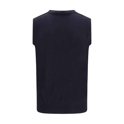 Blue Wool Oves Aries Sleeveles Sweater