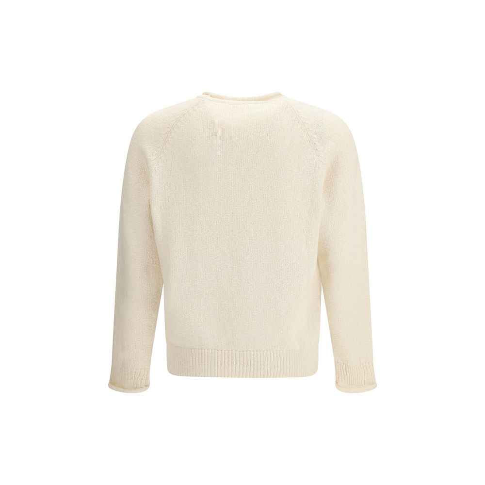 Beige Cotton Sweatshirt