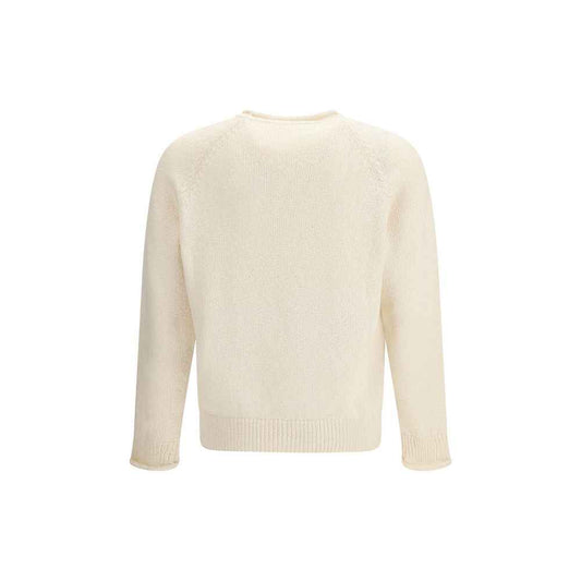 Beige Cotton Sweatshirt