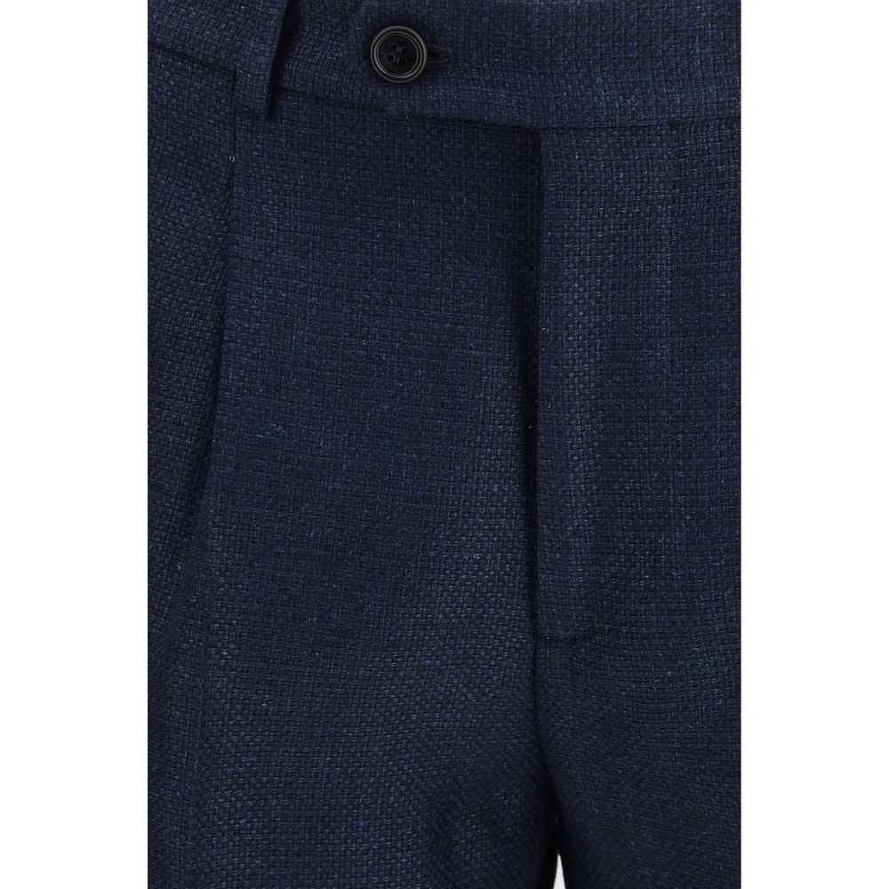Blue Wool Oves Aries Two-Piece Suit