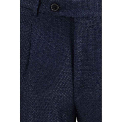 Blue Wool Oves Aries Two-Piece Suit