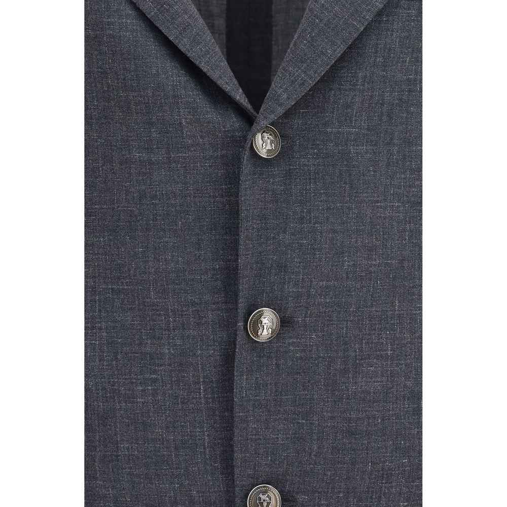 Gray Wool Oves Aries Blazer