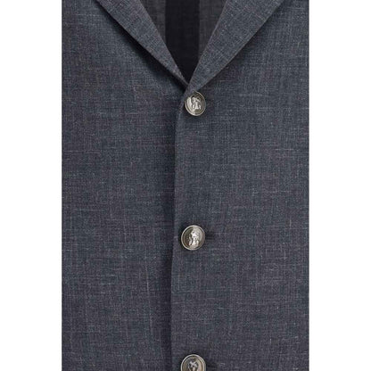 Gray Wool Oves Aries Blazer