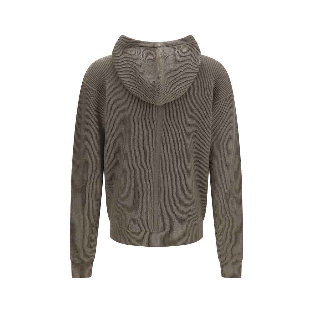 Gray Wool Oves Aries Hoodie