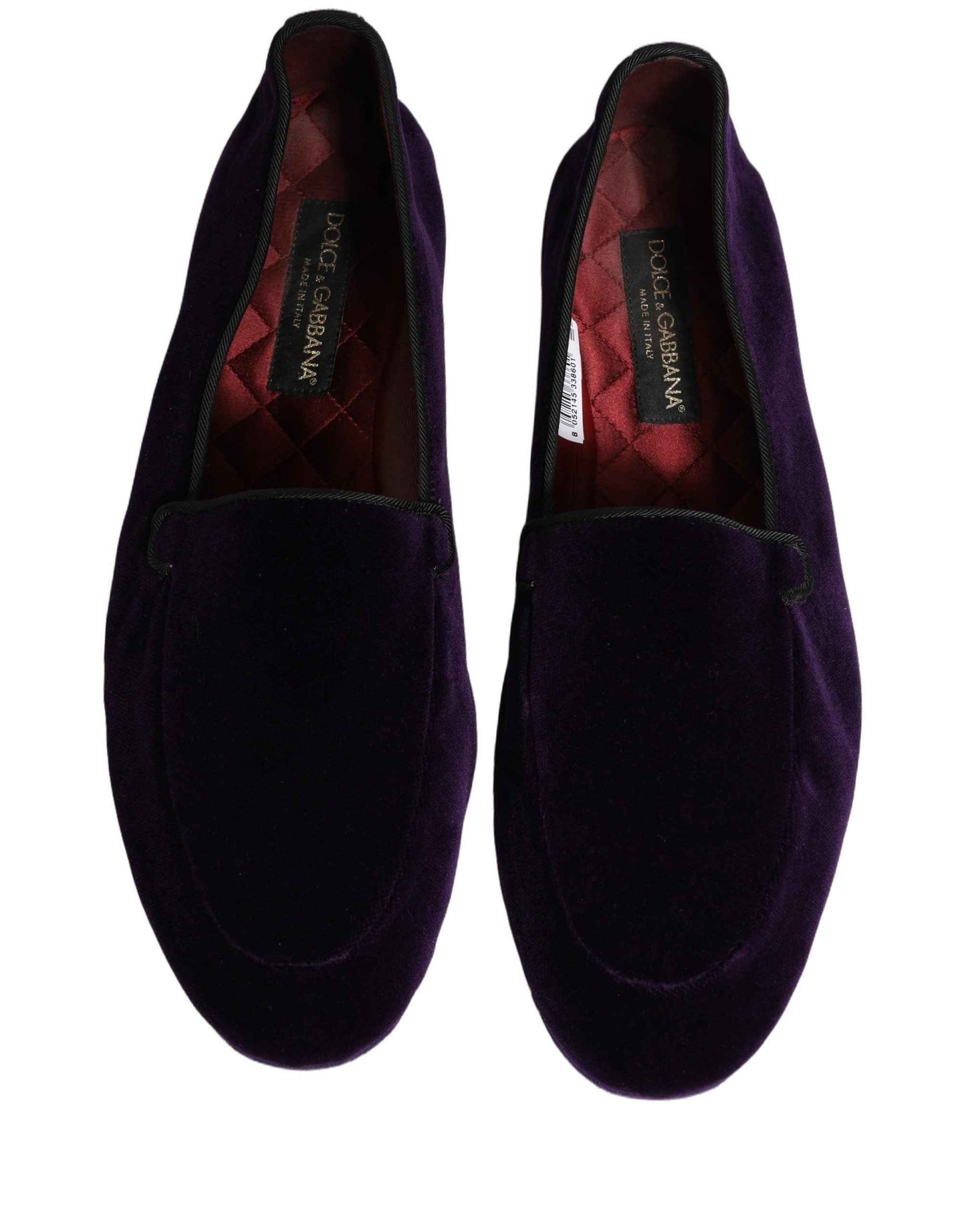 Violet Velvet Slip On Men Flats Loafers Shoes