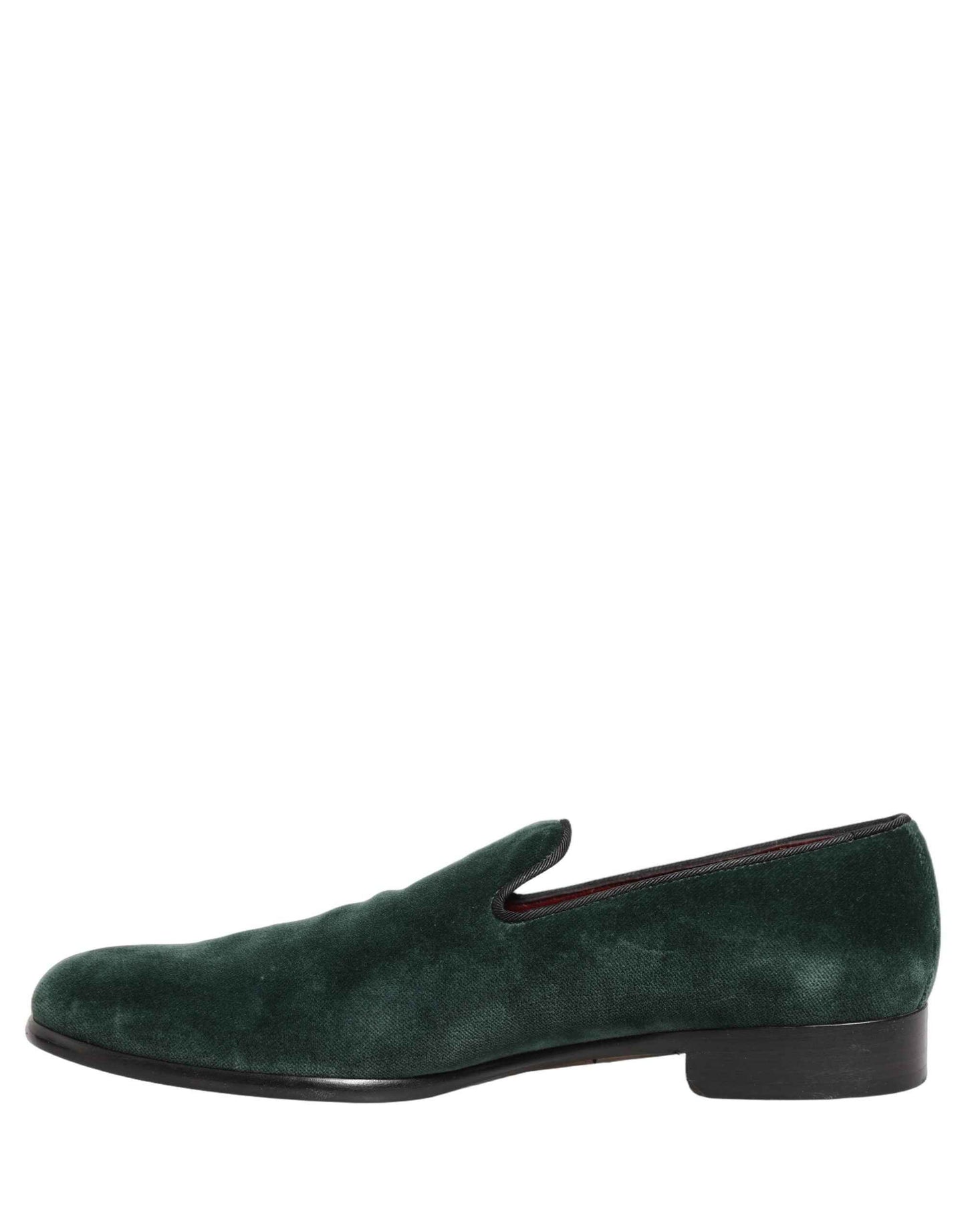 Green Suede Formal Slip On Men Loafers Shoes