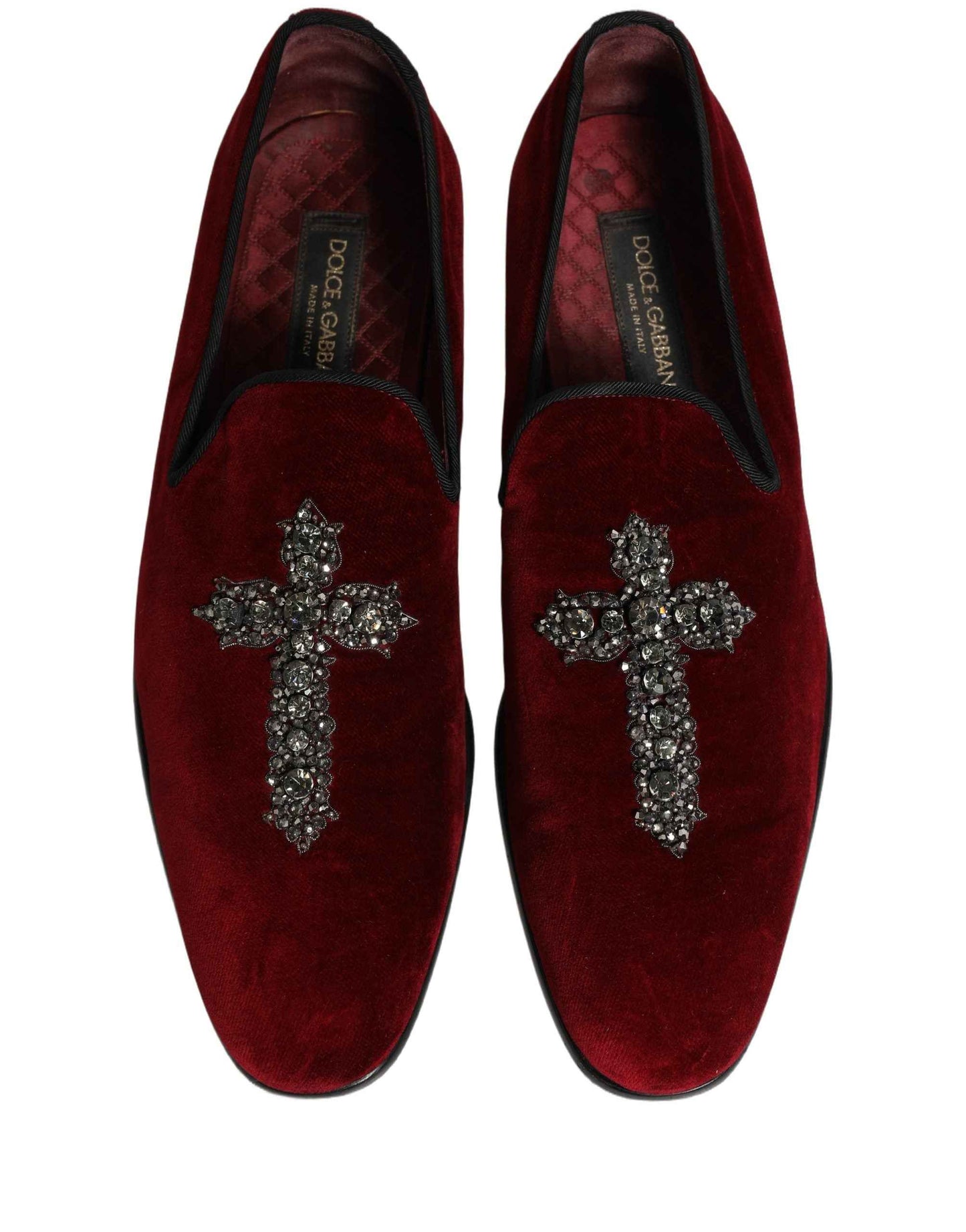 Maroon Suede Cross Slip On Dress Loafers Shoes