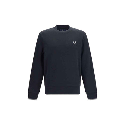 Black Cotton Sweatshirt