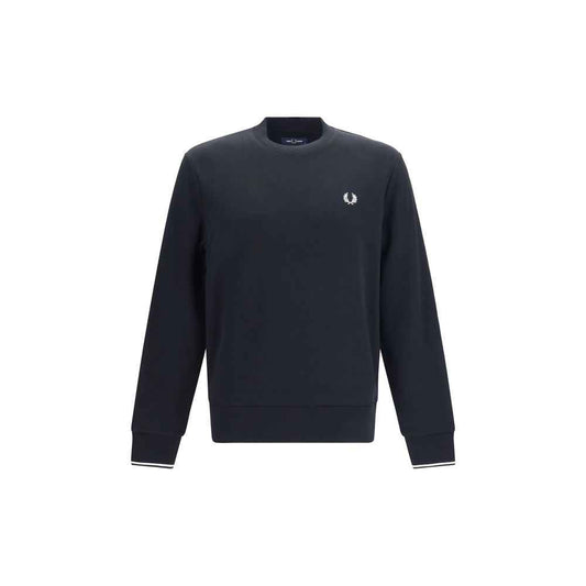 Black Cotton Sweatshirt