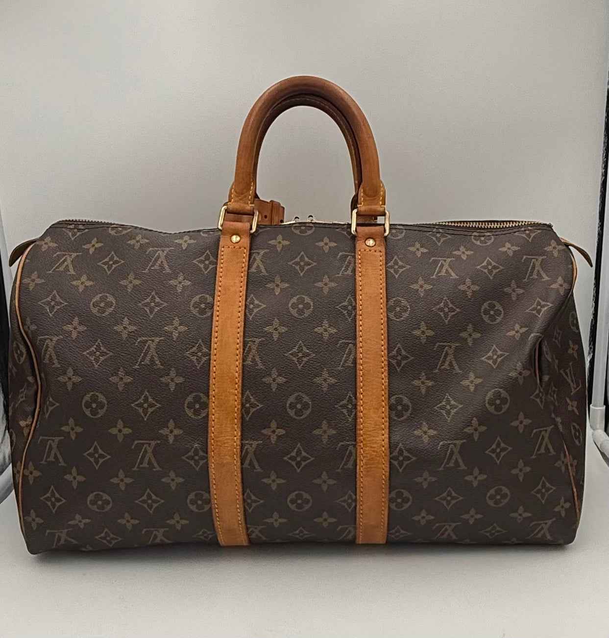 LOUIS VUITTON KEEPALL 45 Monogram Handbag