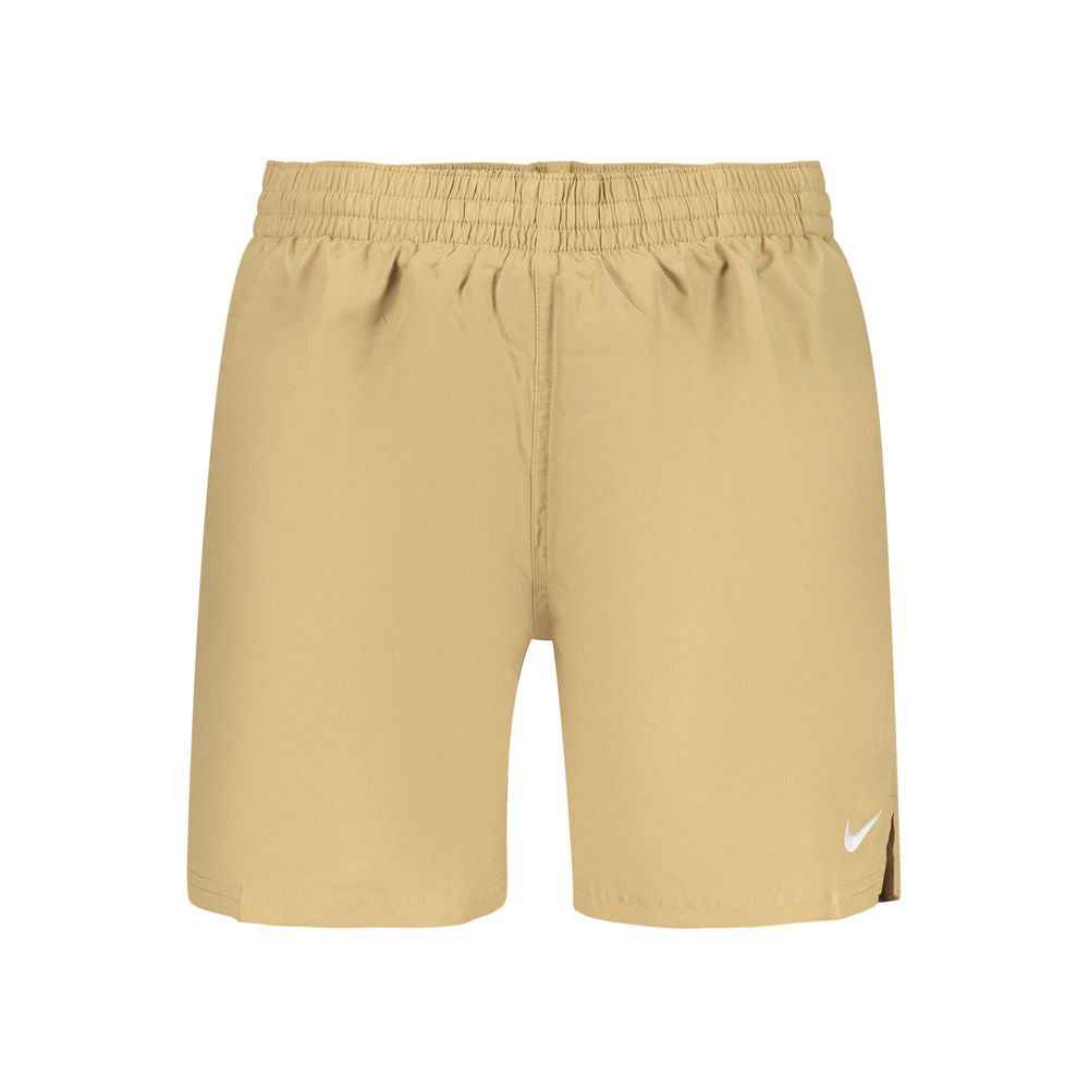 Beige Polyster Men Boxer