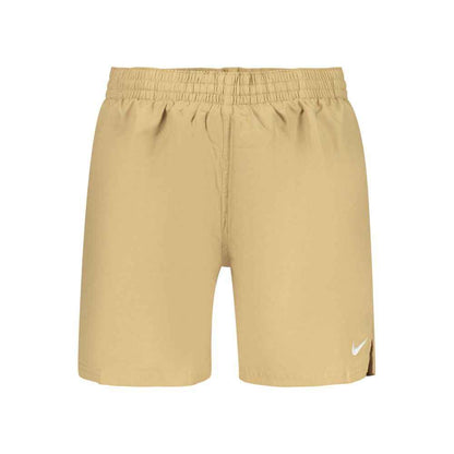 Beige Polyster Men Boxer