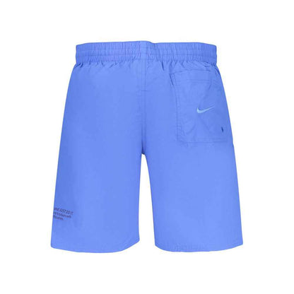 Blu Poliestere Uomo Shorts