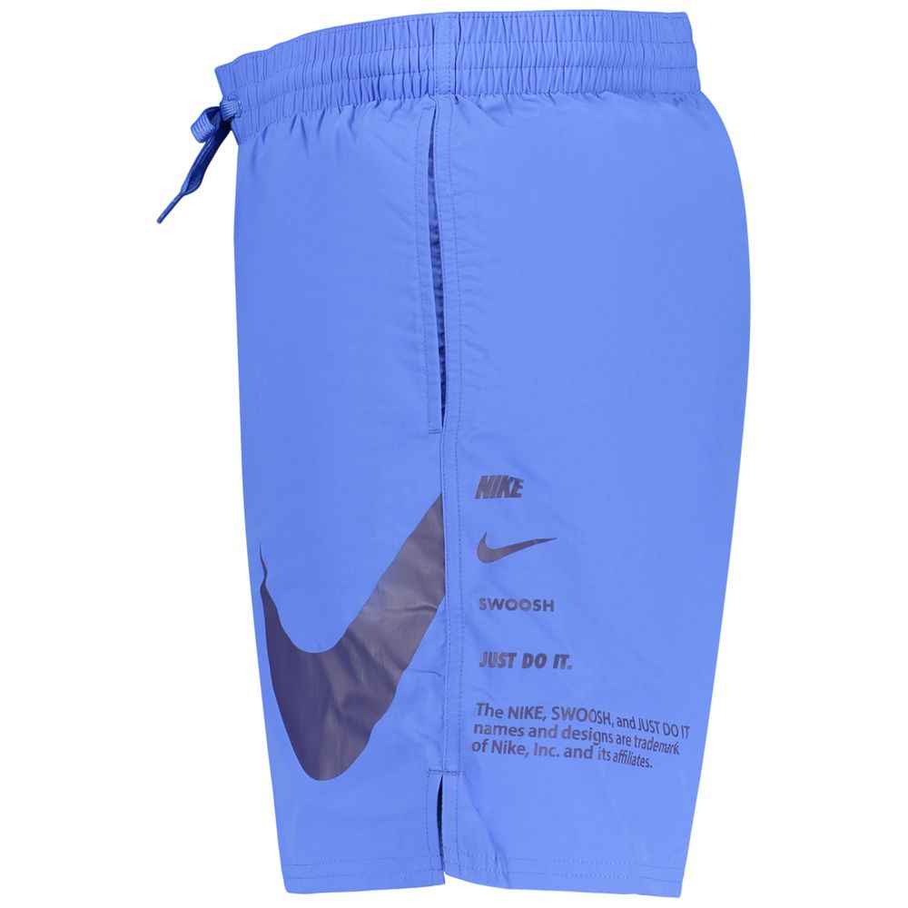 Blu Poliestere Uomo Shorts