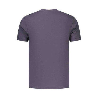 Blue Cotton Men's T-Shirt