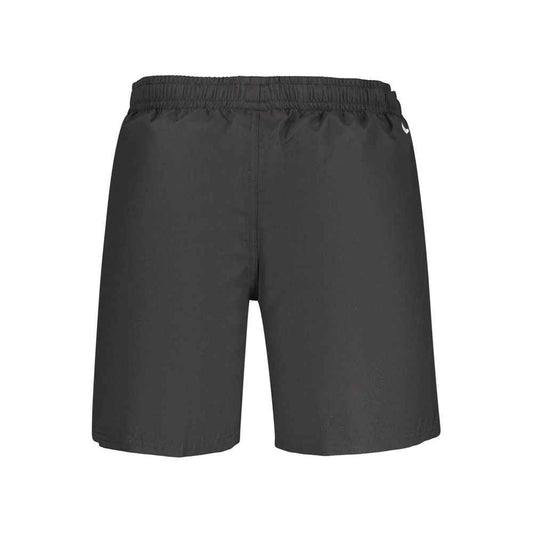 Black Polyester Men's Swimwear