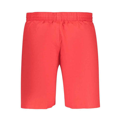 Rosso Polyester Mens Boxer