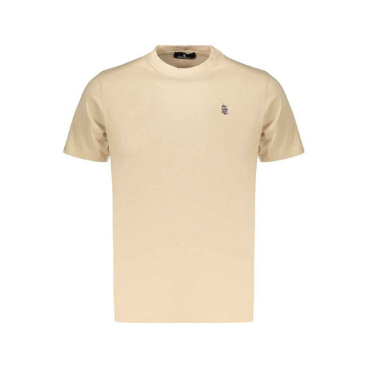Beige Cotton Men's T-Shirt