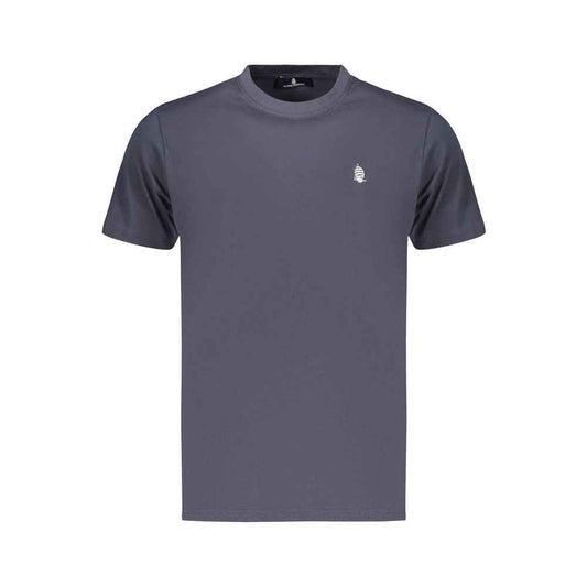 Blue Cotton Men's T-Shirt