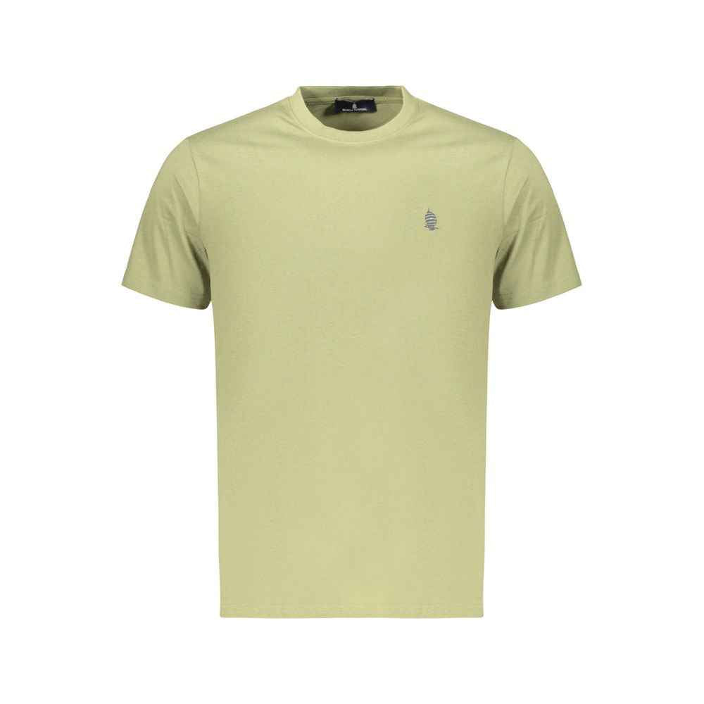 Green Cotton Men's T-Shirt