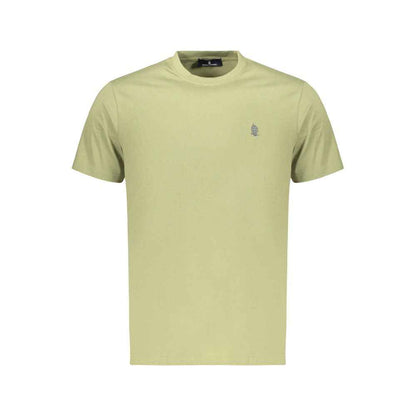 Green Cotton Men's T-Shirt