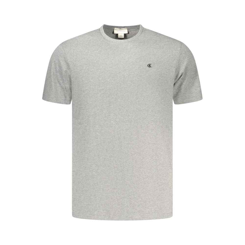 Gray Cotton Men's T-Shirt