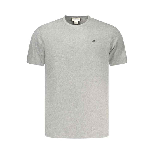 Gray Cotton Men's T-Shirt